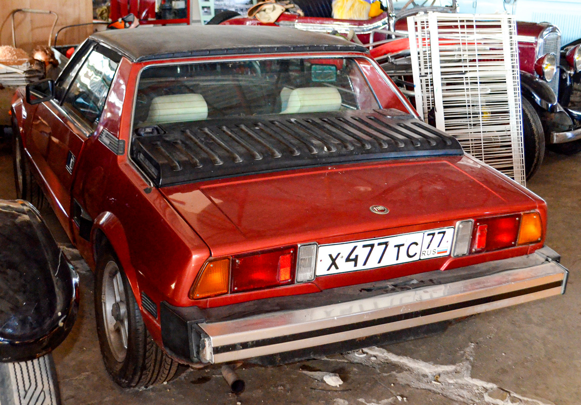 Москва, № Х 477 ТС 77 — FIAT X1/9 '72-89