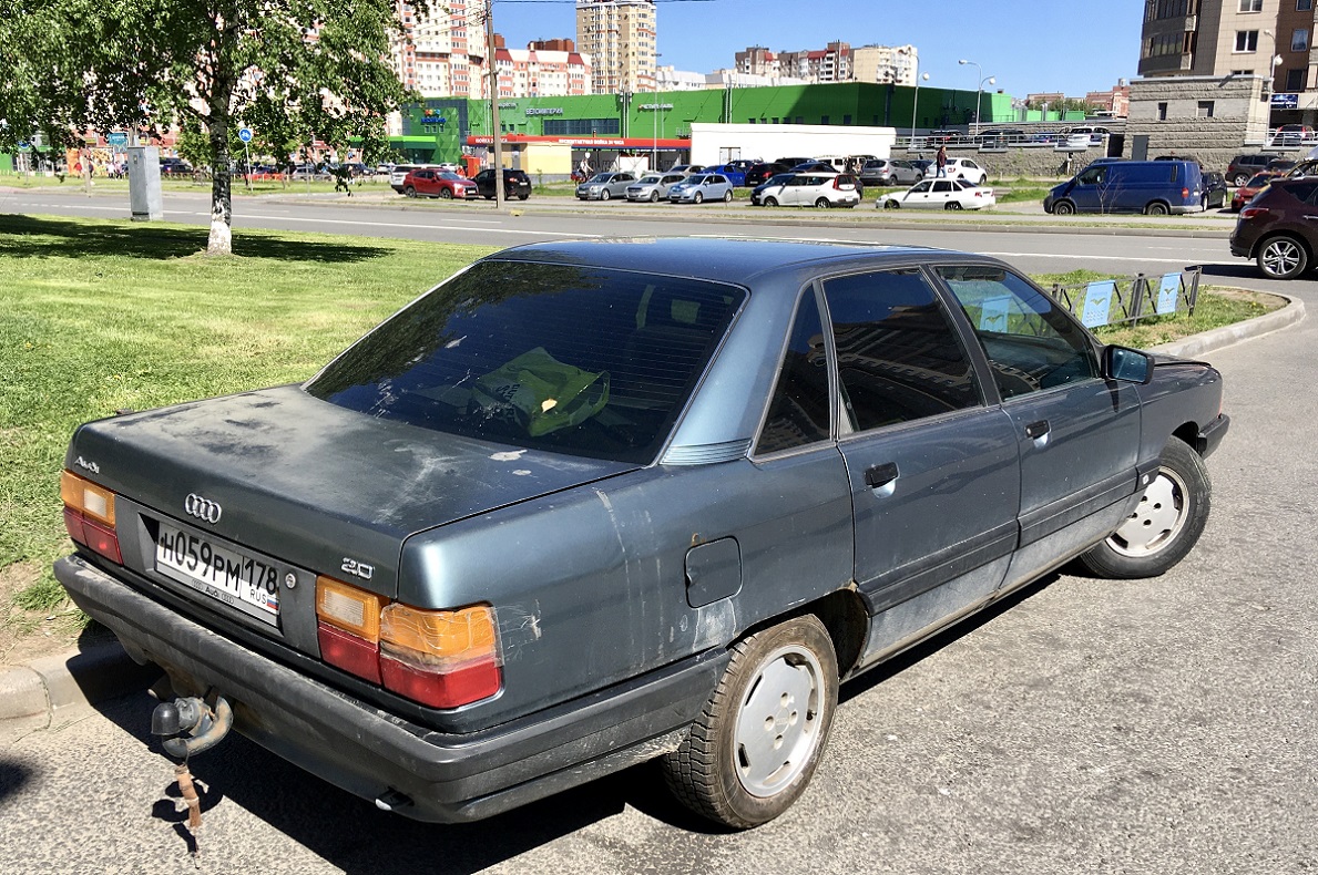 Санкт-Петербург, № Н 059 РМ 178 — Audi 100 (C3) '82-91