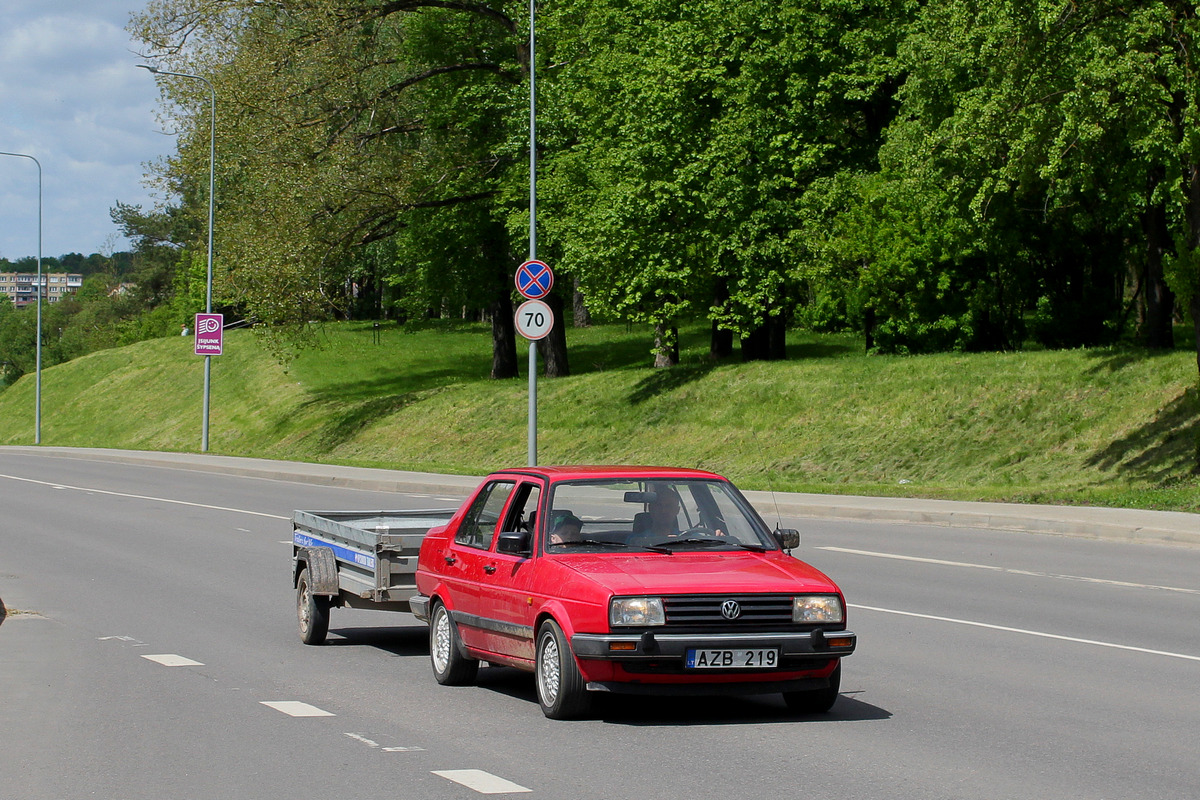 Литва, № AZB 219 — Volkswagen Jetta Mk2 (Typ 16) '84-92