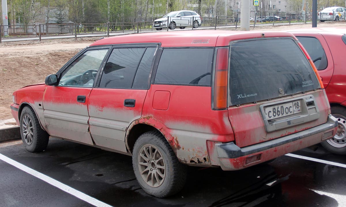 Удмуртия, № С 860 ОС 18 — Toyota Sprinter (E100) '91-02