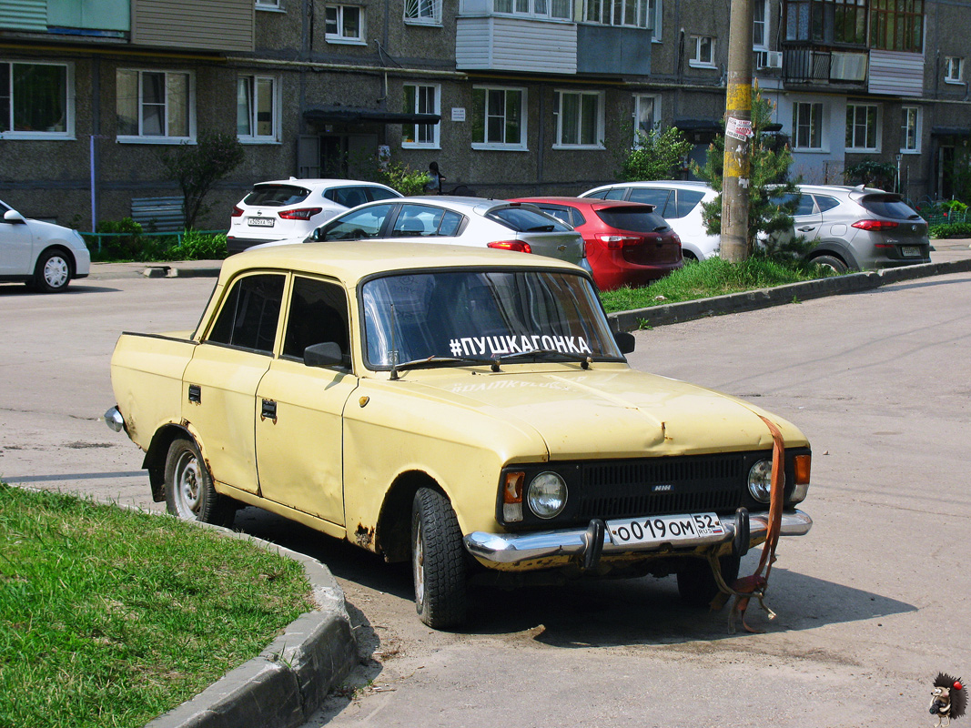 Нижегородская область, № О 019 ОМ 52 — Москвич-412ИЭ-028 (Иж) '82-97