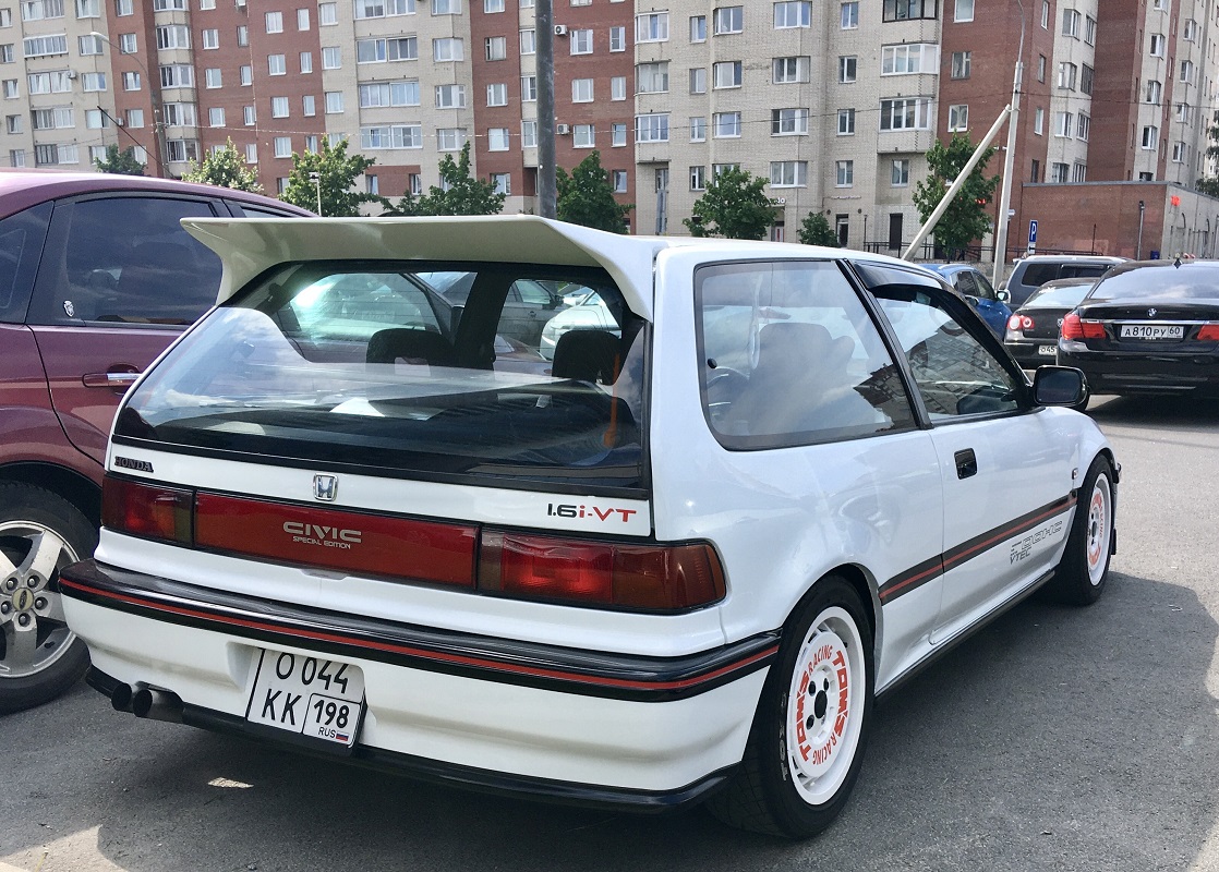 Санкт-Петербург, № О 044 КК 198 — Honda Civic (4G) '87-91
