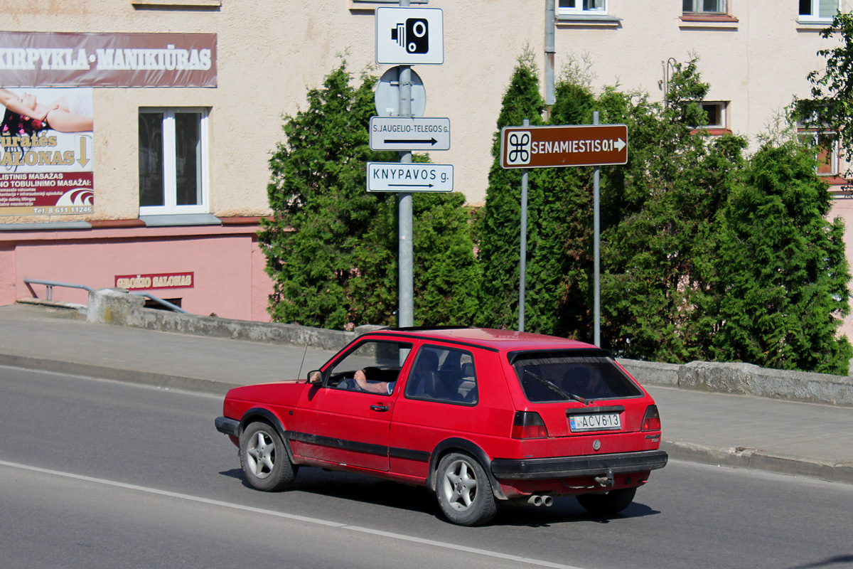 Литва, № ACV 613 — Volkswagen Golf (Typ 19) '83-92