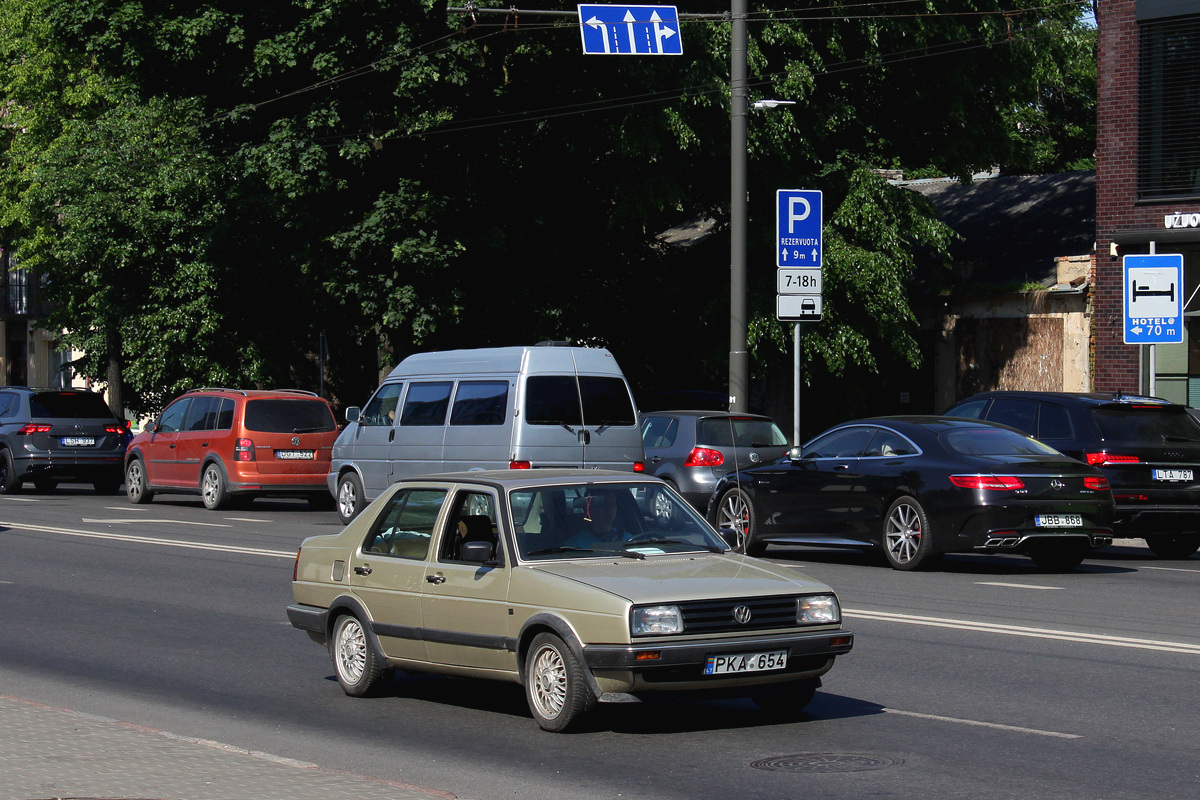 Литва, № PKA 654 — Volkswagen Jetta Mk2 (Typ 16) '84-92