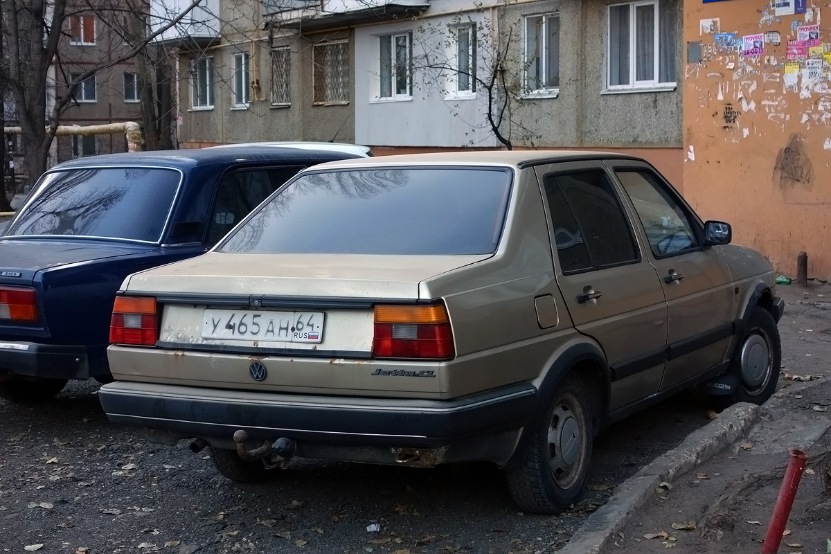 Саратовская область, № У 465 АН 64 — Volkswagen Jetta Mk2 (Typ 16) '84-92