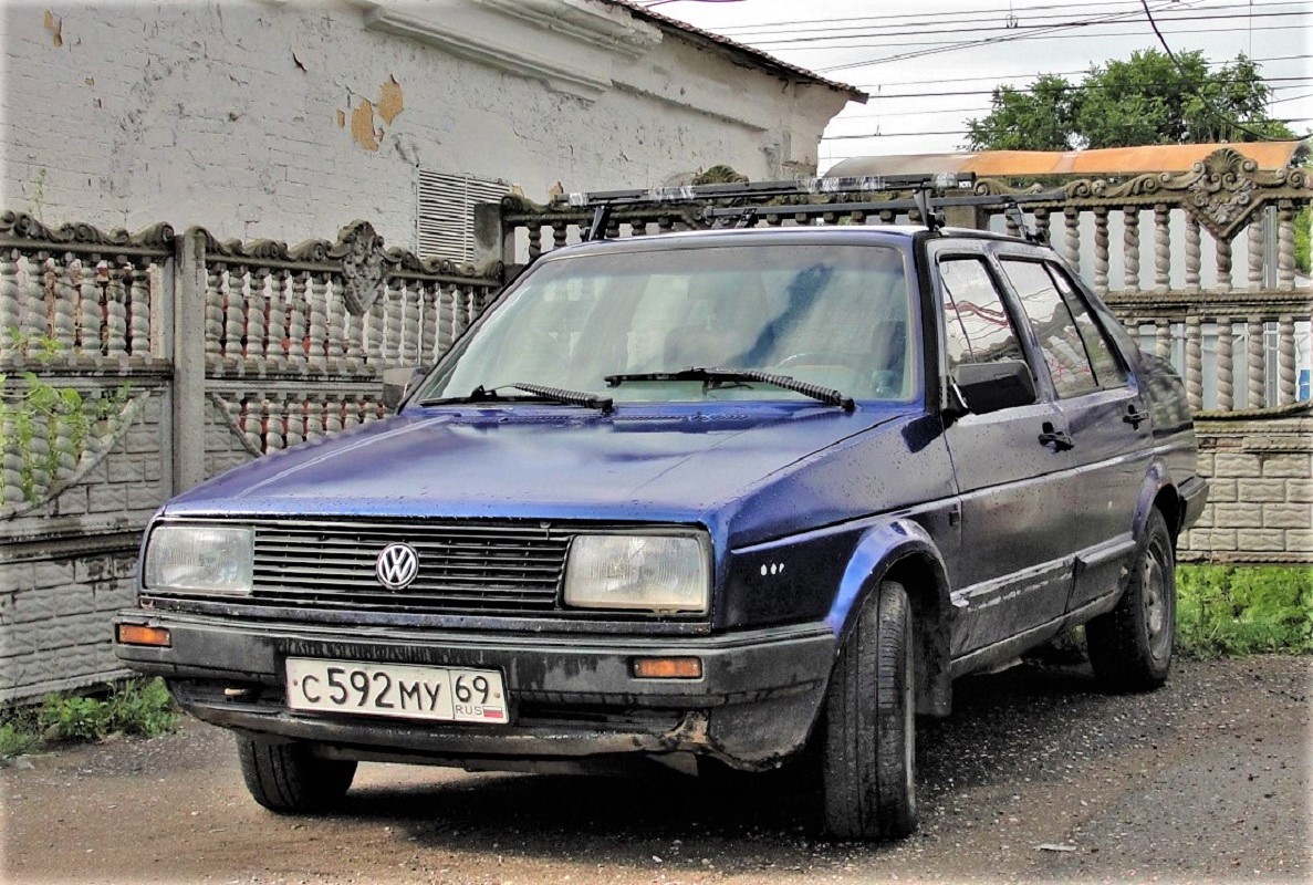 Тверская область, № С 592 МУ 69 — Volkswagen Jetta Mk2 (Typ 16) '84-92