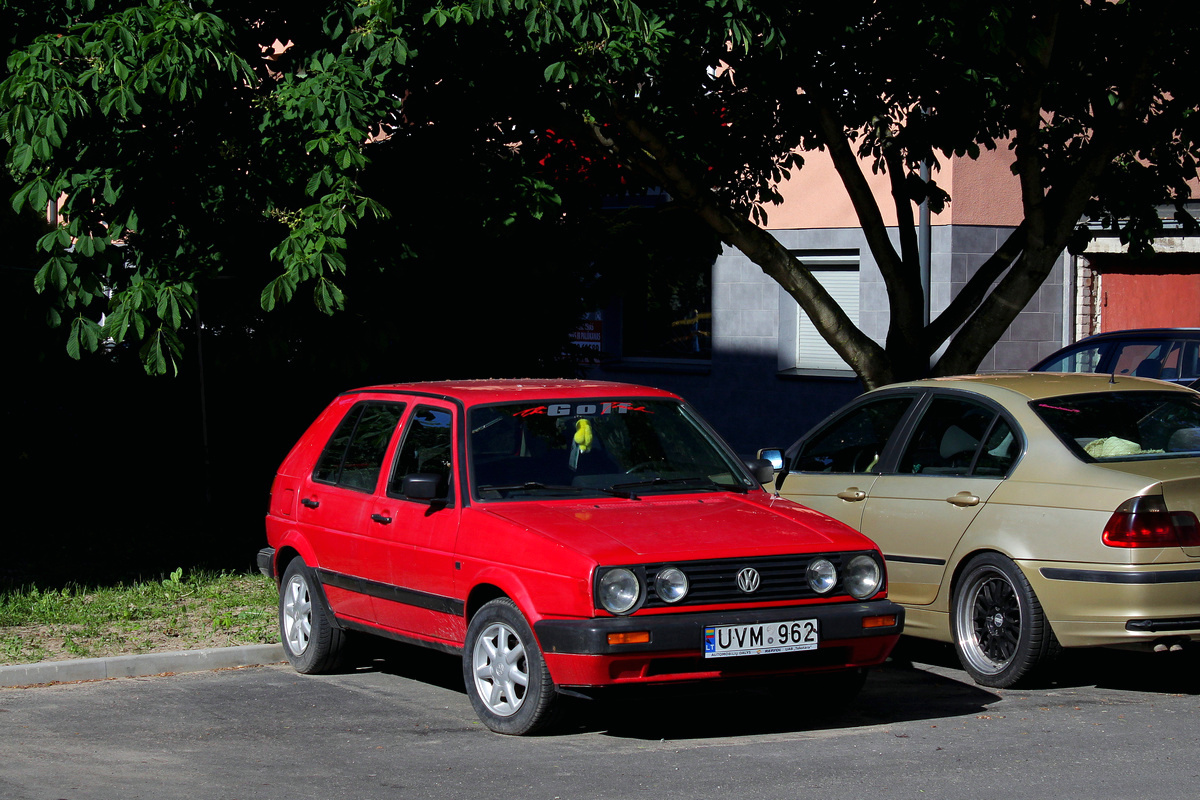 Литва, № UVM 962 — Volkswagen Golf (Typ 19) '83-92