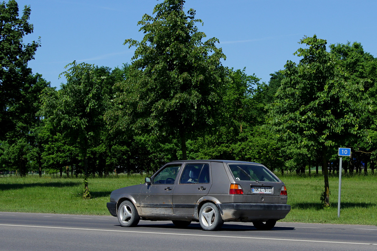Литва, № NKZ 910 — Volkswagen Golf (Typ 19) '83-92