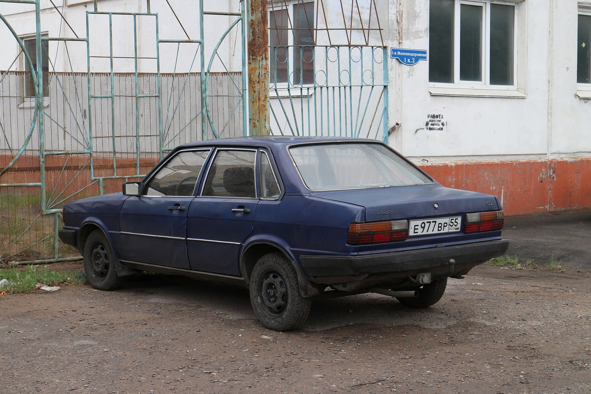 Омская область, № Е 977 ВР 55 — Audi 80 (B2) '78-86