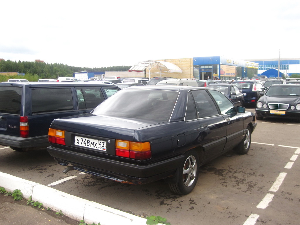 Кировская область, № Х 748 МХ 43 — Audi 100 (C3) '82-91