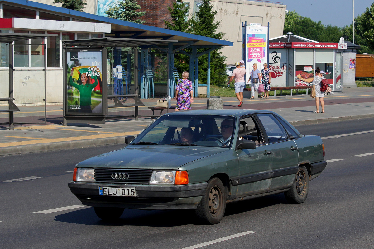 Литва, № ELJ 015 — Audi 100 (C3) '82-91