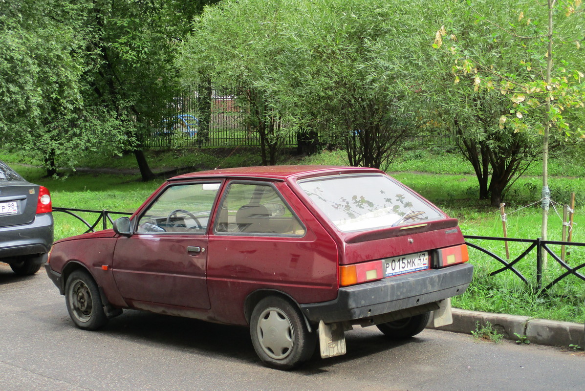 Ленинградская область, № Р 015 МК 47 — ЗАЗ-1102 Таврия '87-07