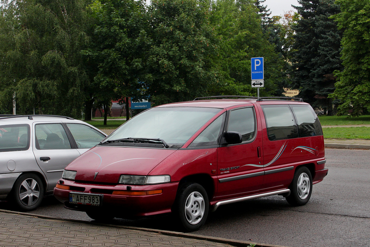 Литва, № AFF 983 — Pontiac Trans Sport '89-94