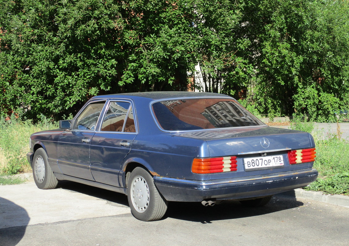 Санкт-Петербург, № В 807 ОР 178 — Mercedes-Benz (W126) '79-91