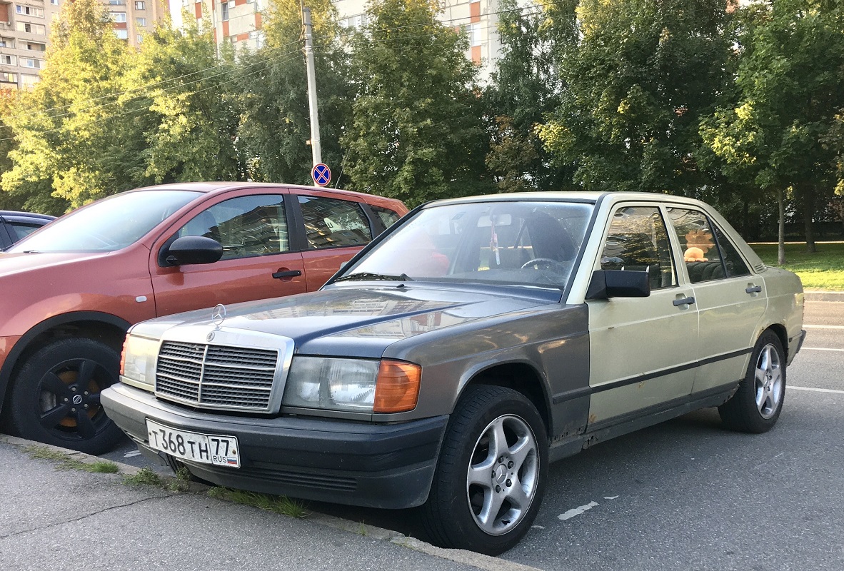 Москва, № Т 368 ТН 77 — Mercedes-Benz (W201) '82-93