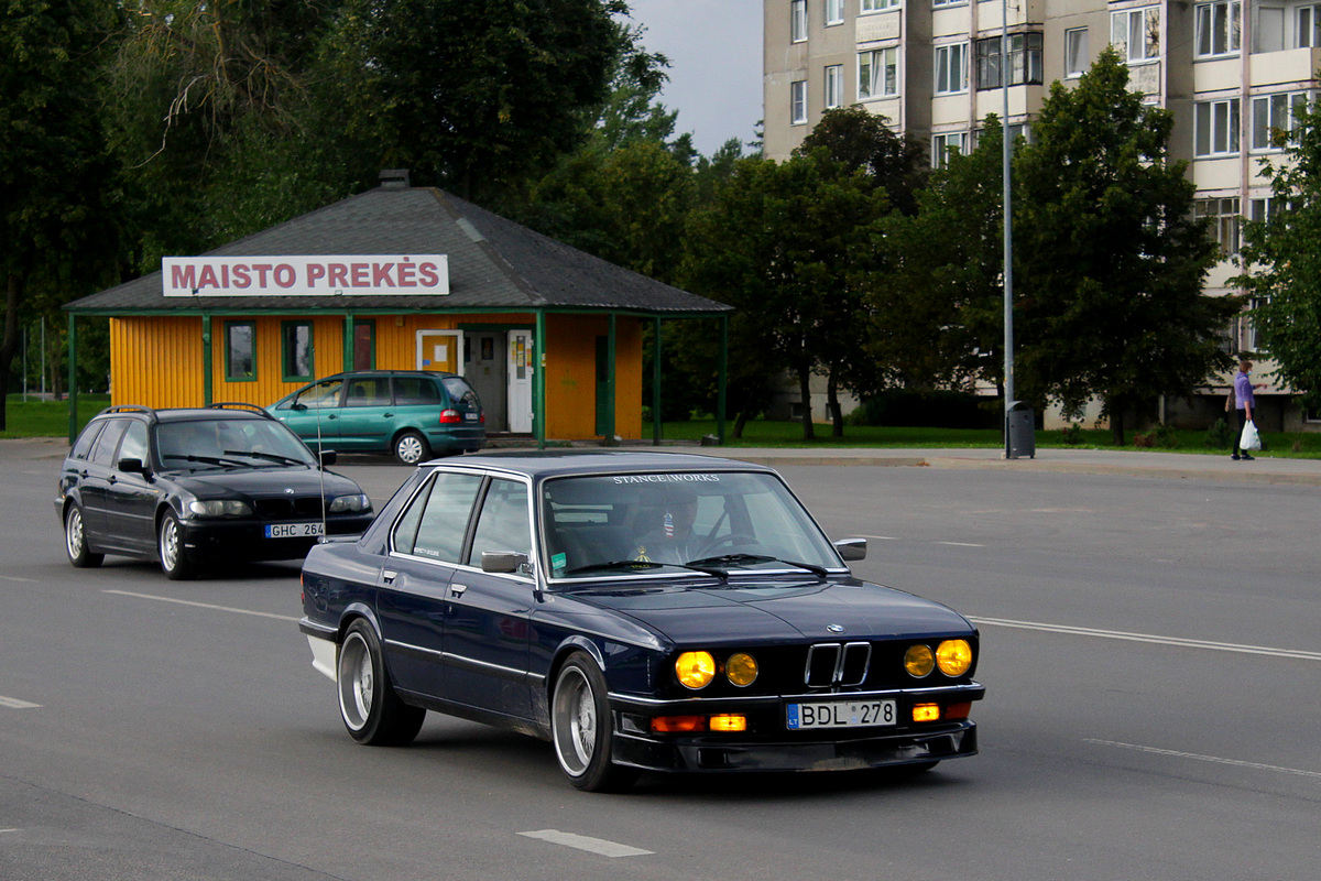 Литва, № BDL 278 — BMW 5 Series (E28) '82-88