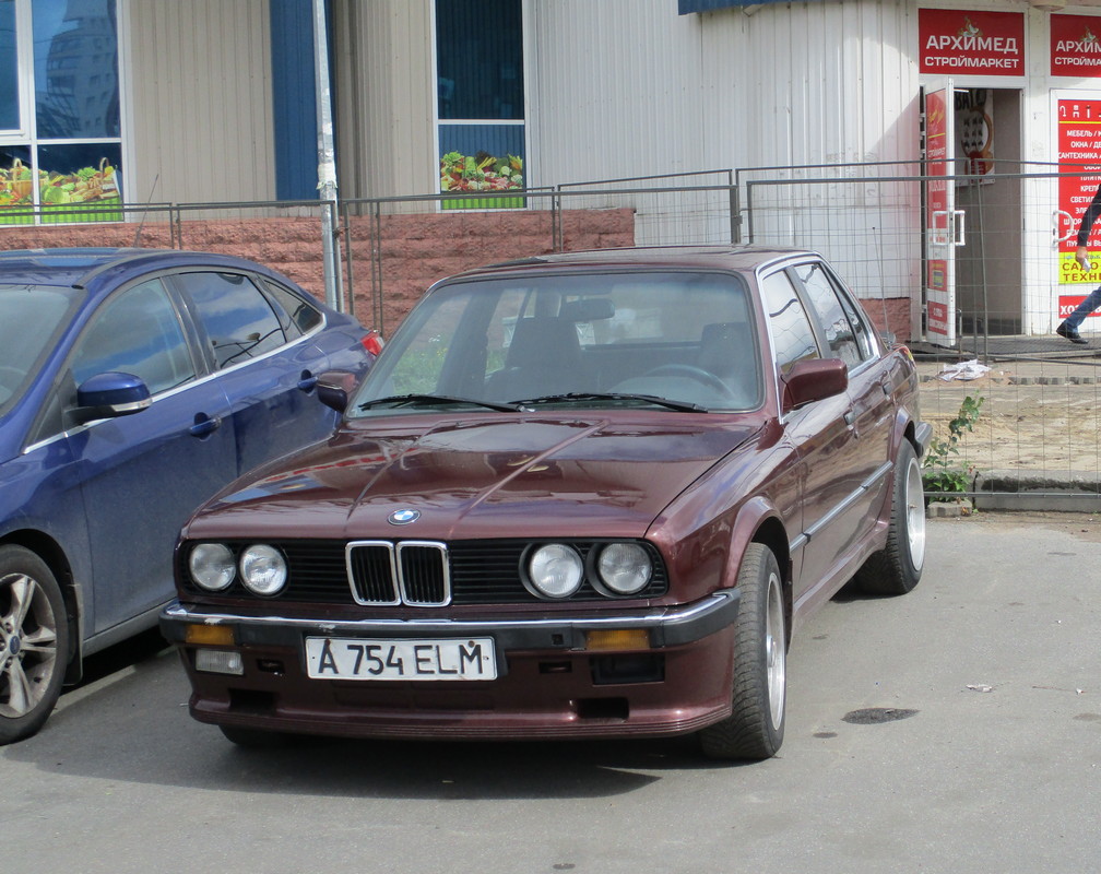 Алматы, № A 754 ELM — BMW 3 Series (E30) '82-94