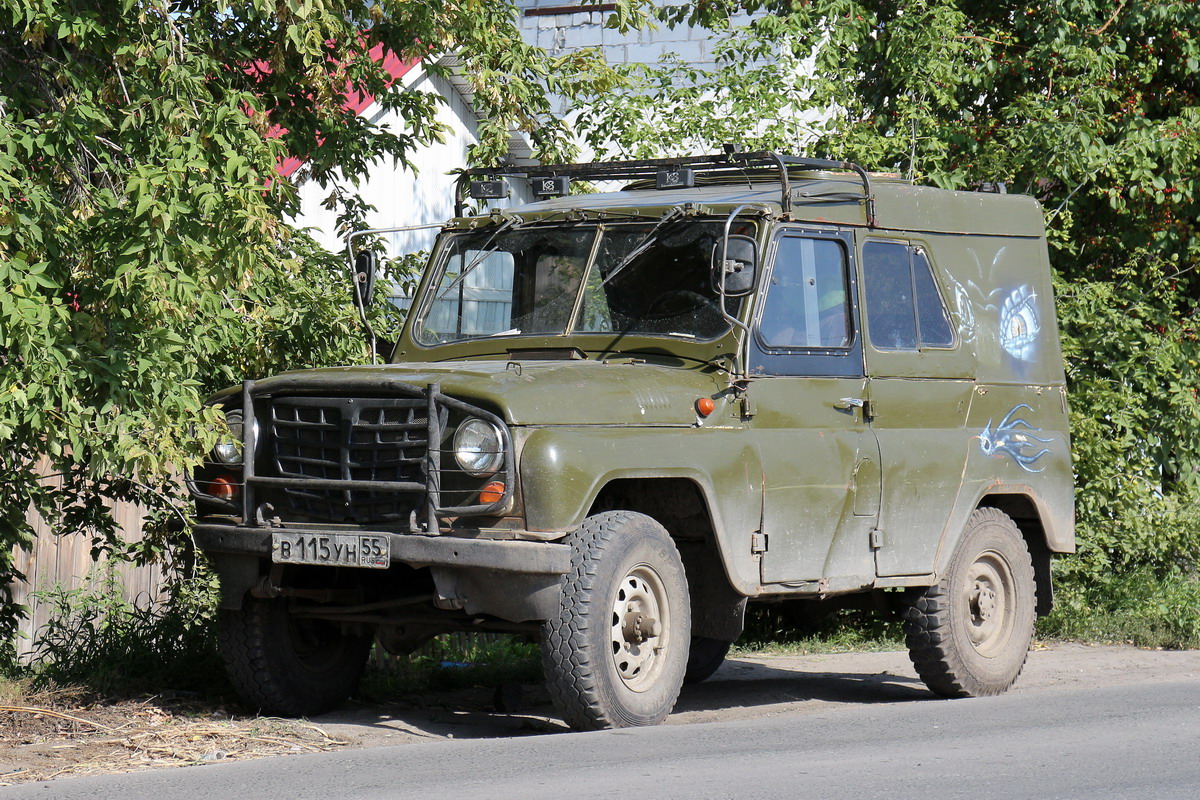 Омская область, № В 115 УН 55 — УАЗ-469 '72-85