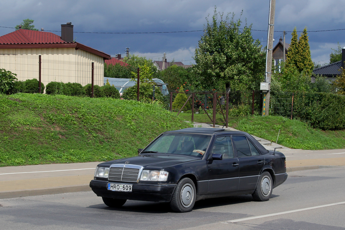 Литва, № HRO 609 — Mercedes-Benz (W124) '84-96