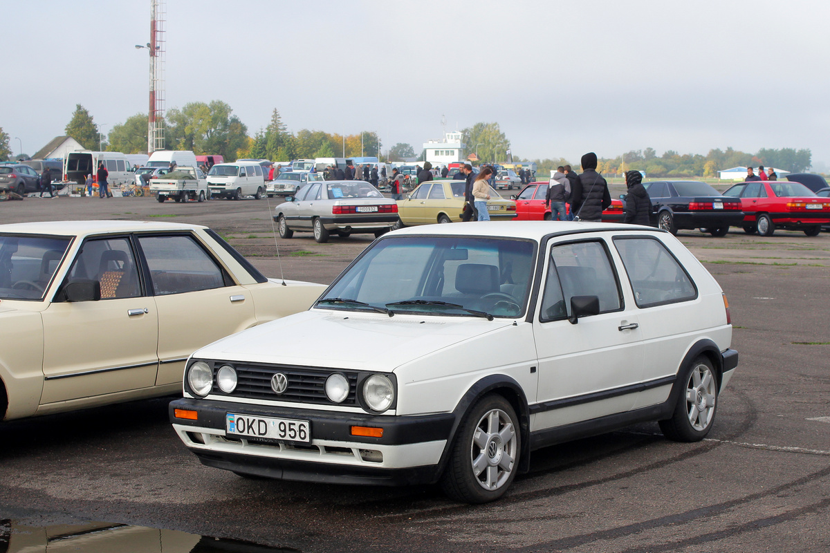 Литва, № OKD 956 — Volkswagen Golf (Typ 19) '83-92; Литва — Retro mugė 2021 ruduo