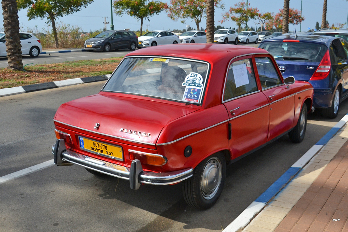 Израиль, № 647-770 — Peugeot 204 '65-76