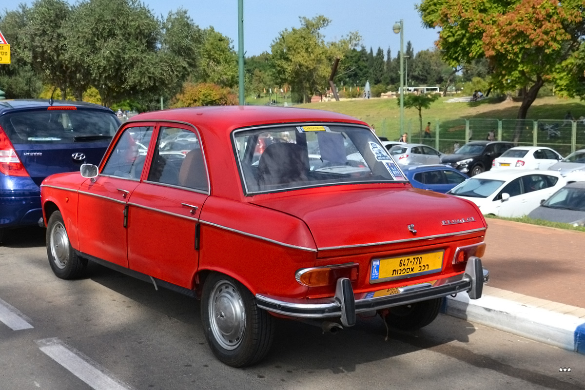 Израиль, № 647-770 — Peugeot 204 '65-76