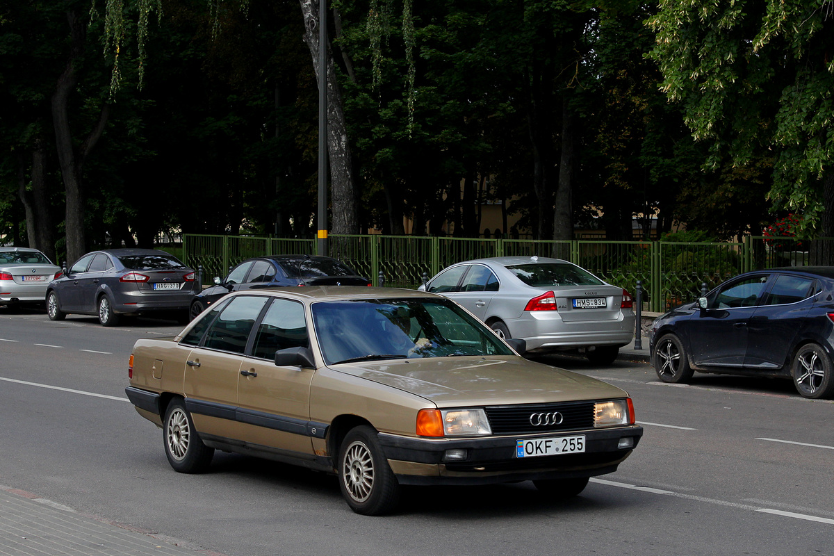 Литва, № OKF 255 — Audi 100 (C3) '82-91