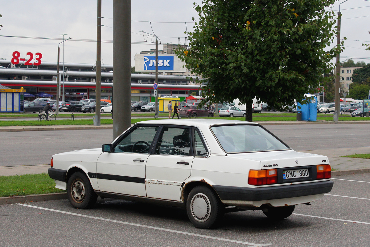 Литва, № CMC 880 — Audi 80 (B2) '78-86