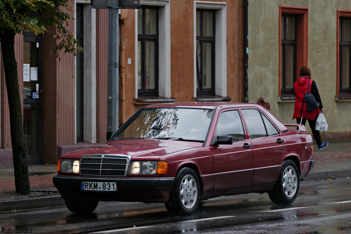 Литва, № RKM 831 — Mercedes-Benz (W201) '82-93