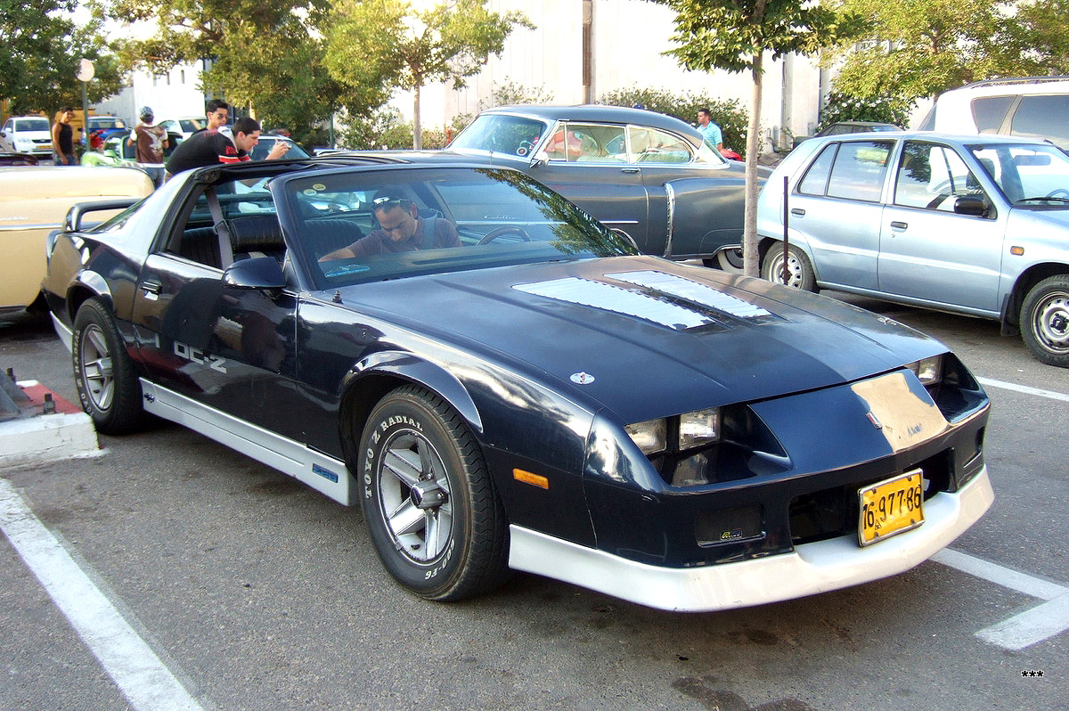 Израиль, № 16-977-86 — Chevrolet Camaro (3G) '82-92