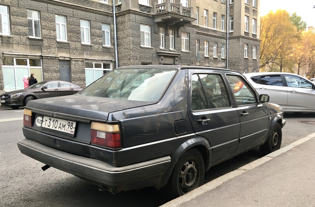 Санкт-Петербург, № Т 310 АМ 98 — Volkswagen Jetta Mk2 (Typ 16) '84-92