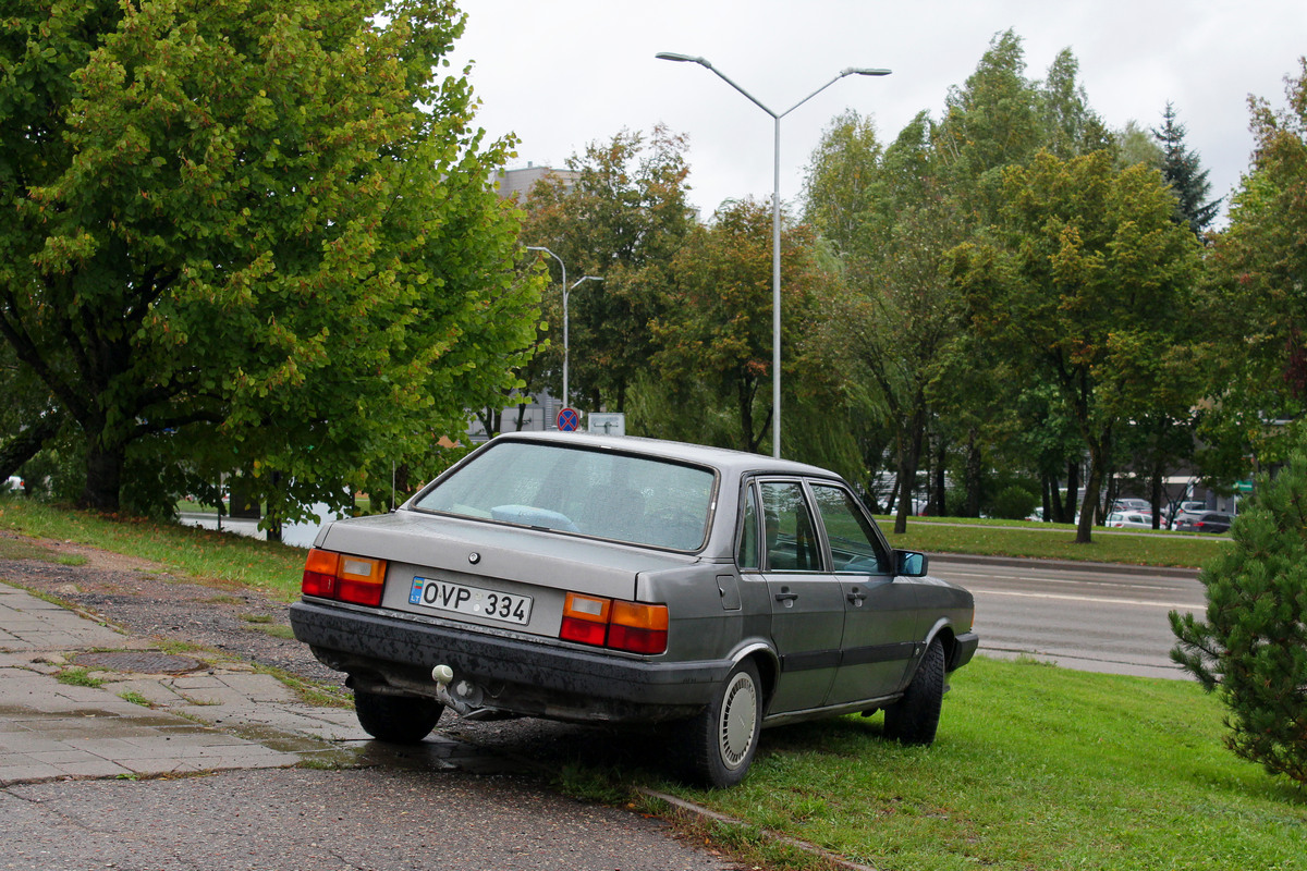 Литва, № OVP 334 — Audi 80 (B2) '78-86