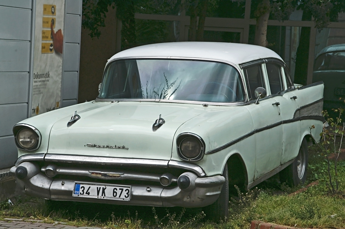 Турция, № 34 VK 673 — Chevrolet Bel Air (2G) '55-57