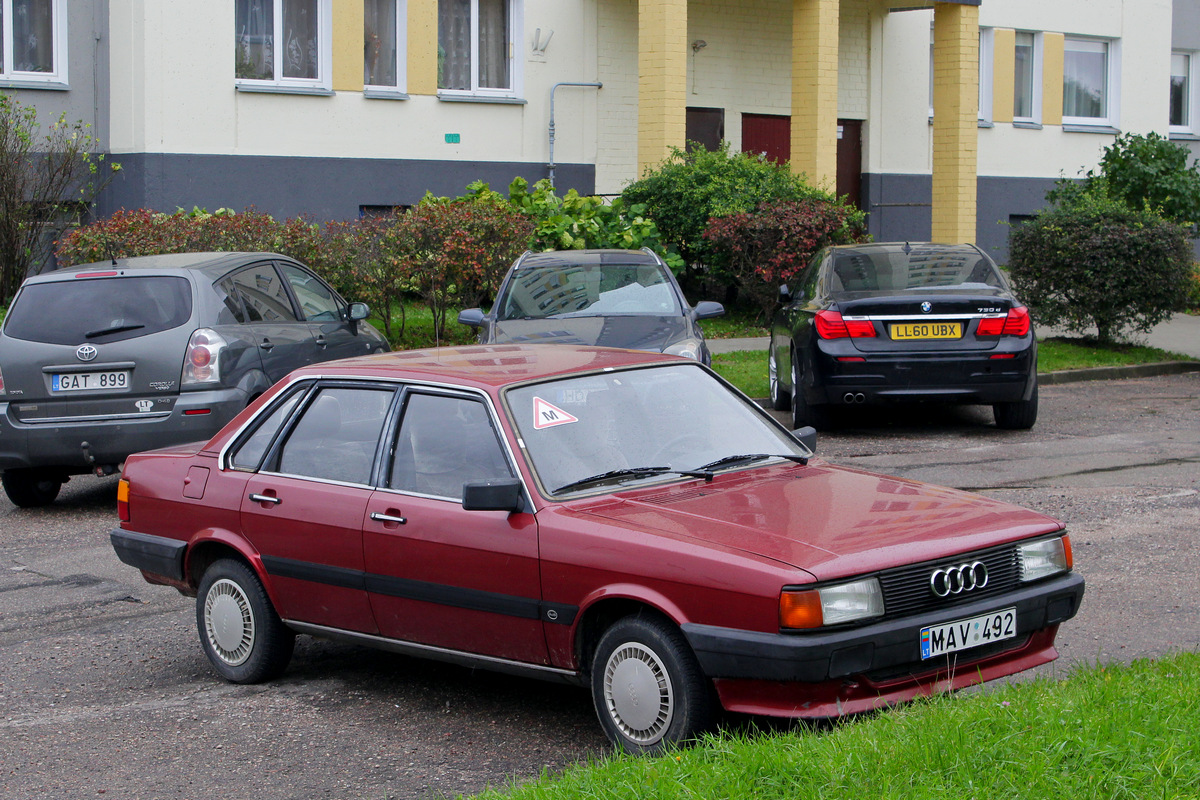 Литва, № MAV 492 — Audi 80 (B2) '78-86
