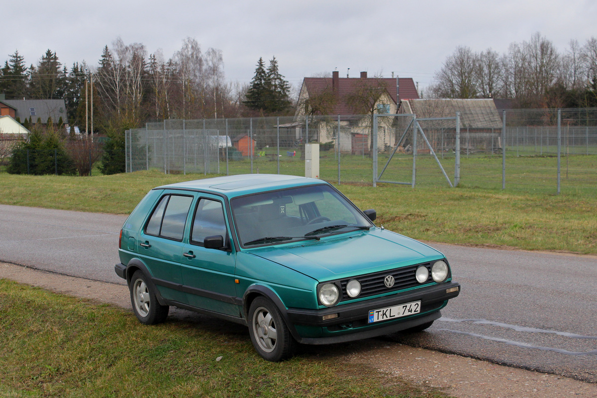 Литва, № TKL 742 — Volkswagen Golf (Typ 19) '83-92