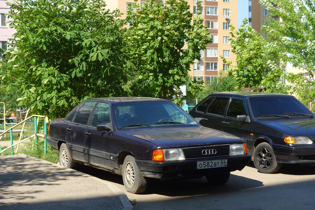 Саратовская область, № О 582 ВТ 64 — Audi 100 (C3) '82-91
