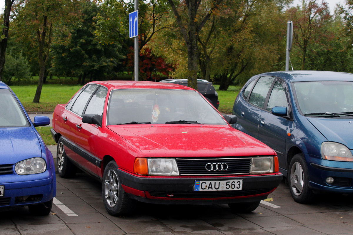 Литва, № CAU 563 — Audi 100 (C3) '82-91