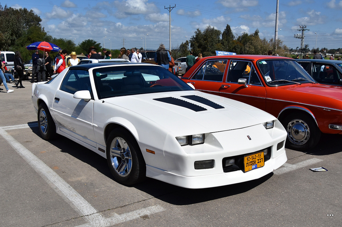 Израиль, № 92-542-55 — Chevrolet Camaro (3G) '82-92