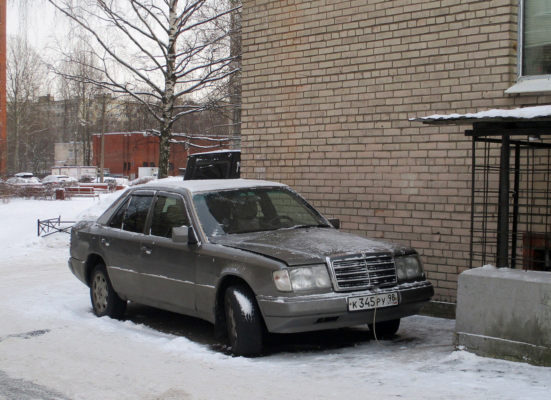 Санкт-Петербург, № К 345 РУ 98 — Mercedes-Benz (W124) '84-96