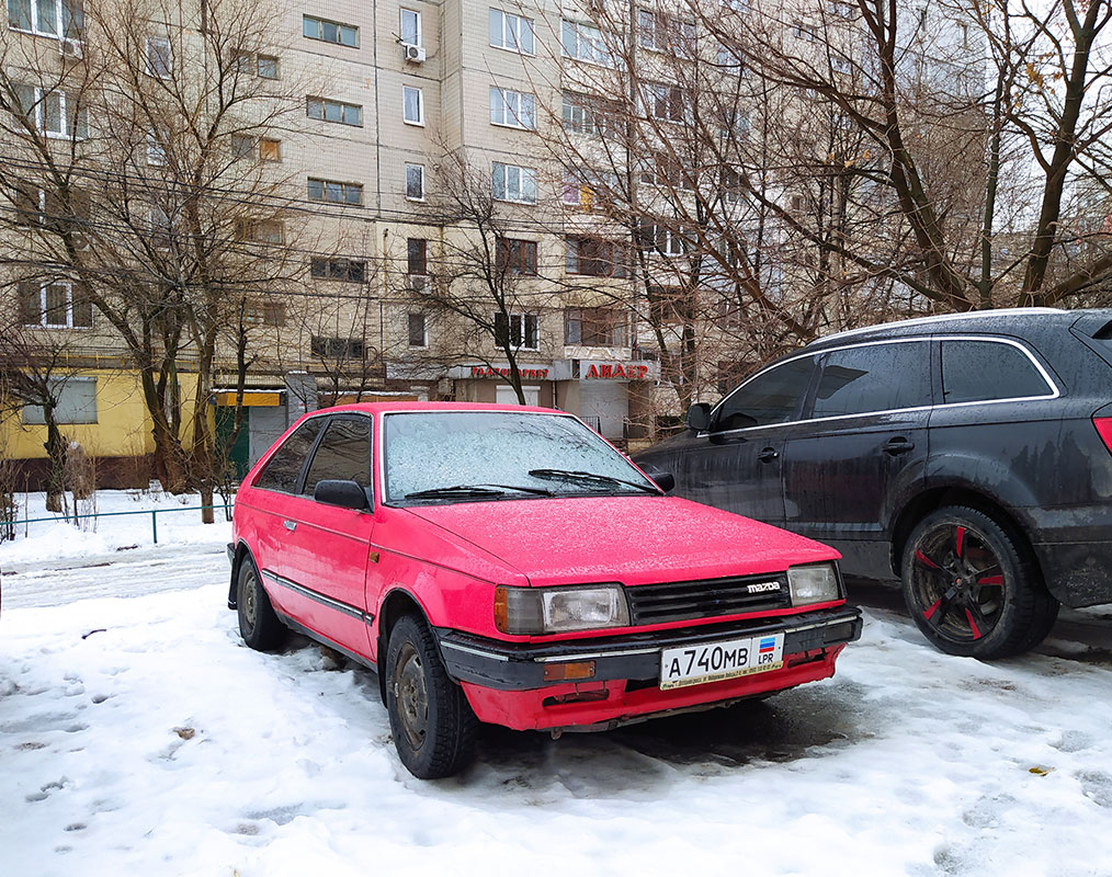 Луганская область, № А 740 МВ — Mazda 323 (BD) '80-85