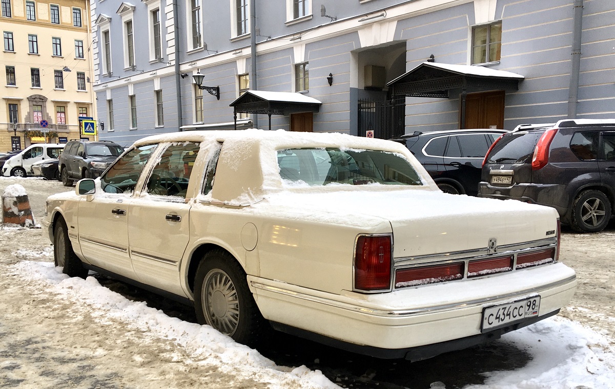 Санкт-Петербург, № С 434 СС 98 — Lincoln Town Car (2G) '90-97