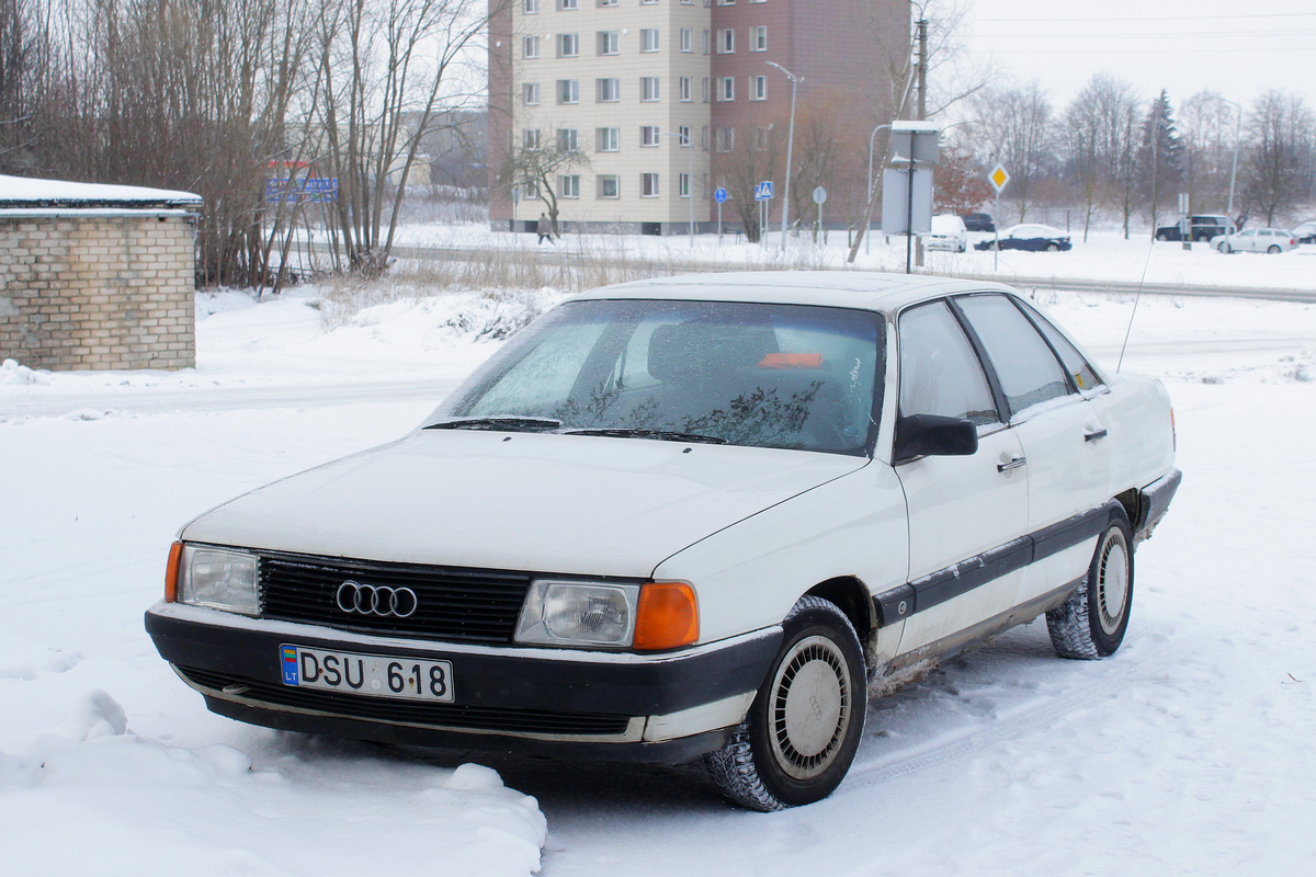 Литва, № DSU 618 — Audi 100 (C3) '82-91