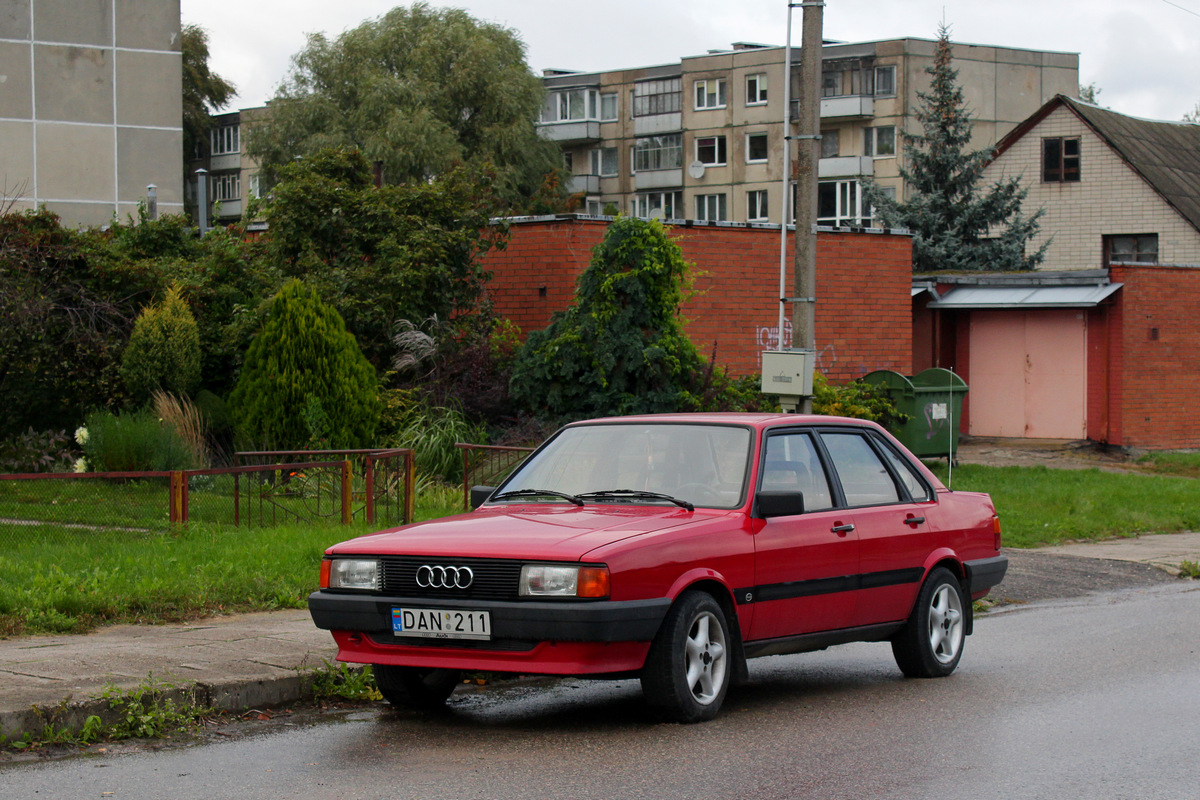 Литва, № DAN 211 — Audi 80 (B2) '78-86