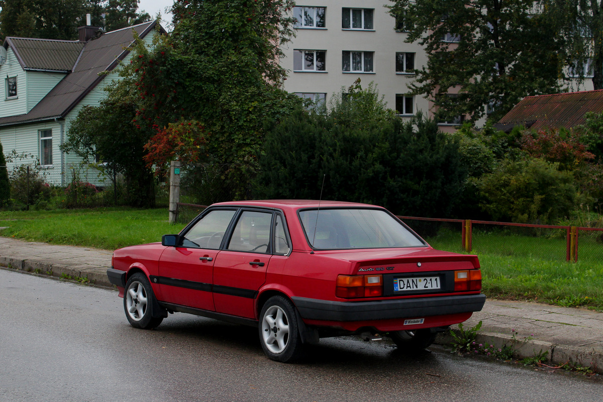 Литва, № DAN 211 — Audi 80 (B2) '78-86
