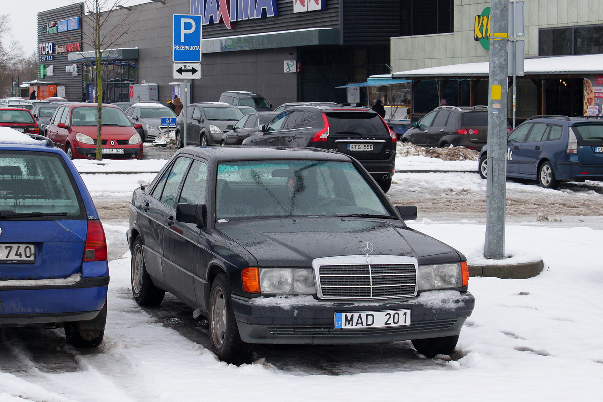 Литва, № MAD 201 — Mercedes-Benz (W201) '82-93