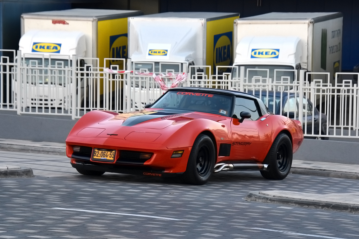 Израиль, № 92-064-55 — Chevrolet Corvette (C3) '68-82