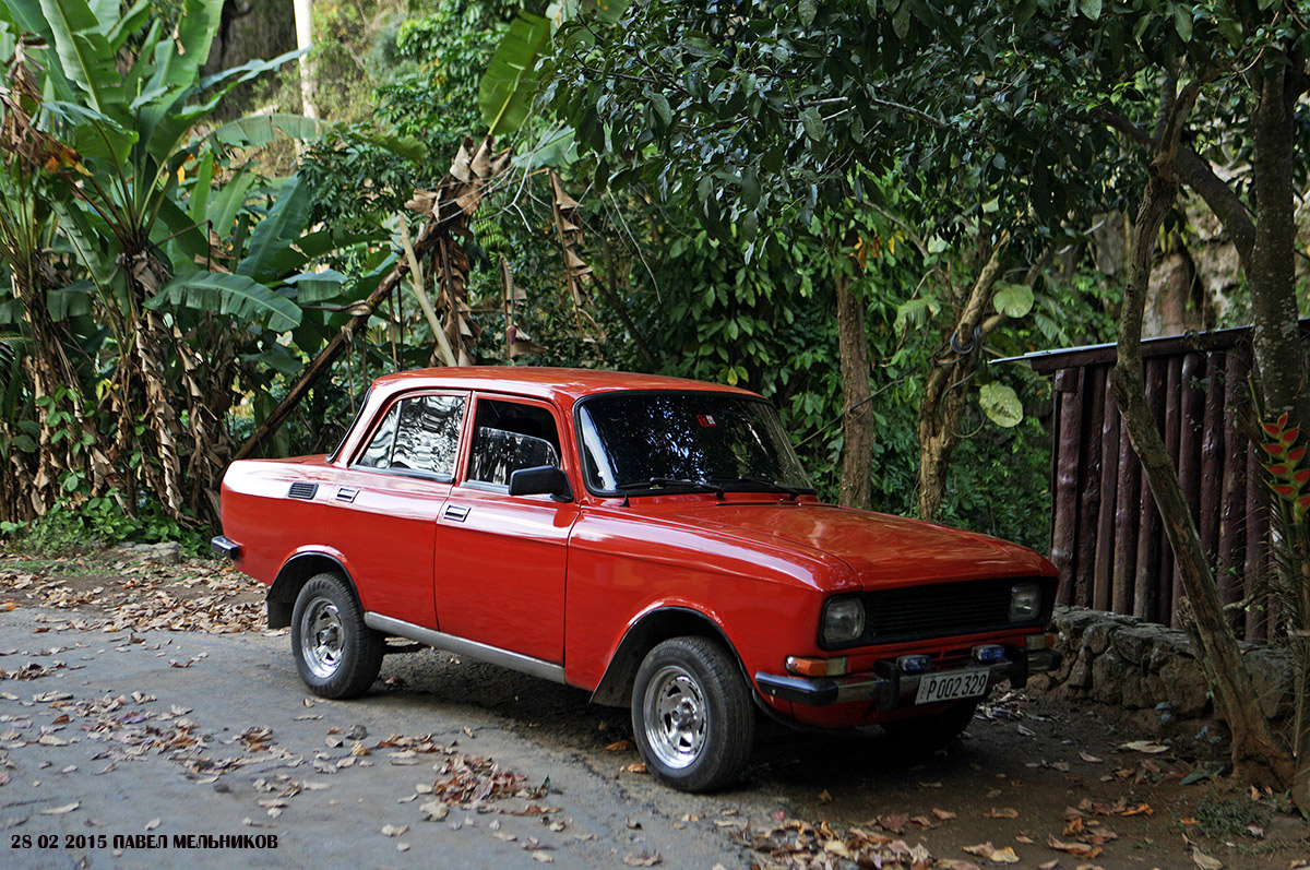 Cuba, # P 002 329 — Moskvitch-2140 '76-88