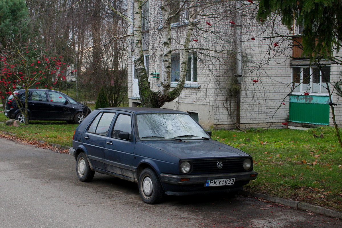 Литва, № PKY 832 — Volkswagen Golf (Typ 19) '83-92