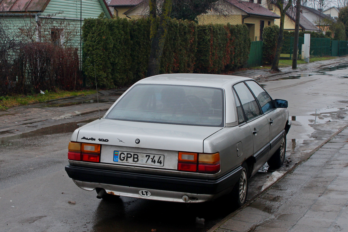 Литва, № GPB 744 — Audi 100 (C3) '82-91