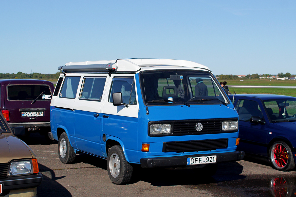 Литва, № DFF 920 — Volkswagen Typ 2 (Т3) '79-92; Литва — Retro mugė 2021 ruduo